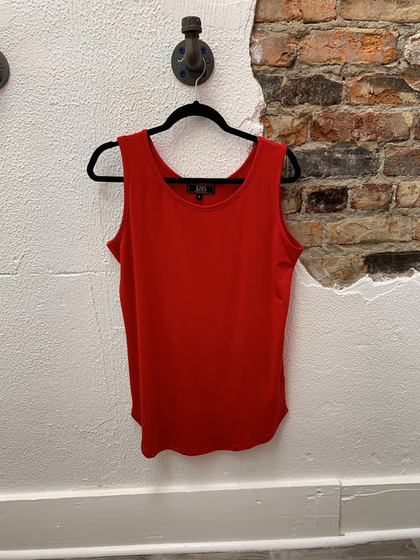 Candy Red Basic Tank Top