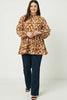 Womens Tie Neck Tiered Tunic