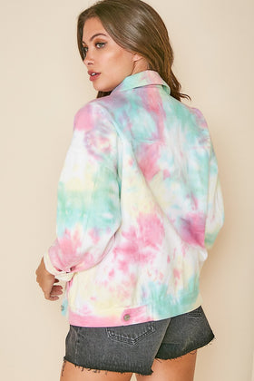 Tie Dye Denim Jacket