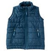 Puffer Vest W/ Painterly Stripe Liner in Ensign Blue