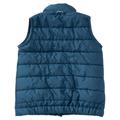 Puffer Vest W/ Painterly Stripe Liner in Ensign Blue