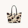 CARRIE COW PRINTED TOTE