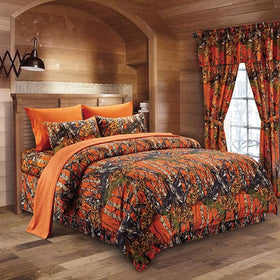 The Woods© Orange comforter
