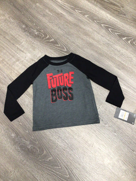 UA FUTURE BOSS LS PITCH GREY