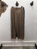 Wide Leg Suede Pants