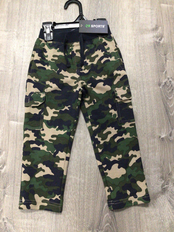Army Camo Print Sweat Pants