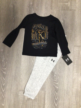 UA AGGRESSIVE HUNT SET BLACK GREY