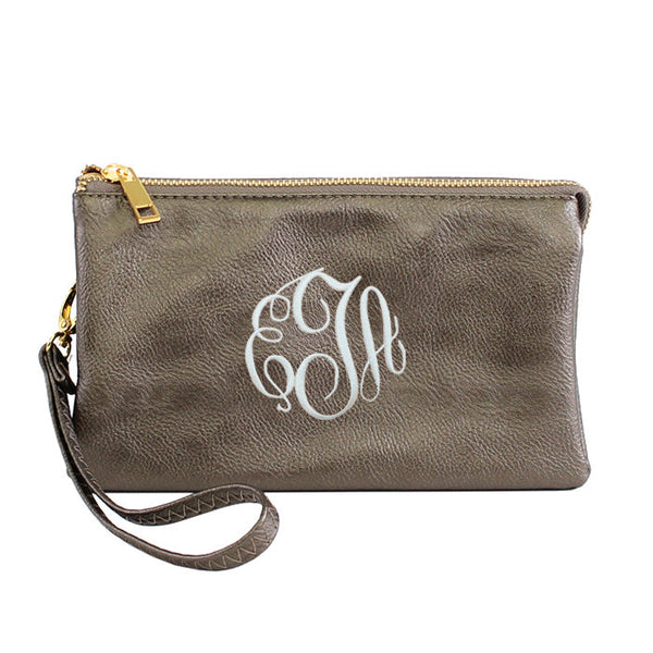 Monogrammable three Compartments Crossbody Bag